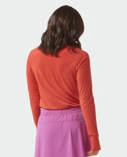 Stio Women's Divide Tee LS - Lightweight Long Sleeve Shirt for Camping, Hiking, and Outdoor Lifestyle -Stio Sales Shop W Divide Tech Tee LS Azalea Bloom 4 Top