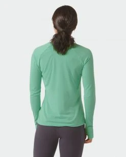Stio Women's Divide Tee LS - Lightweight Long Sleeve Shirt for Camping, Hiking, and Outdoor Lifestyle -Stio Sales Shop W Divide Tech Tee LS Turquoise Rest 4 Top