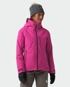 Stio Women's Doublecharge Insulated Jacket - Winter Ski & Snowboard Jacket -Stio Sales Shop W Doublecharge Insulated Jacket Backyard Berry 1