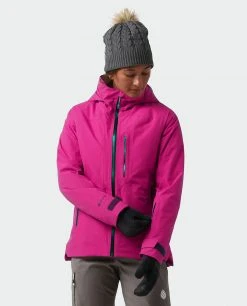 Stio Women's Doublecharge Insulated Jacket - Winter Ski & Snowboard Jacket -Stio Sales Shop W Doublecharge Insulated Jacket Backyard Berry 2