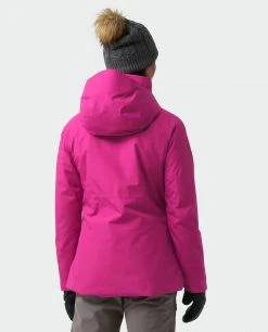 Stio Women's Doublecharge Insulated Jacket - Winter Ski & Snowboard Jacket -Stio Sales Shop W Doublecharge Insulated Jacket Backyard Berry 4
