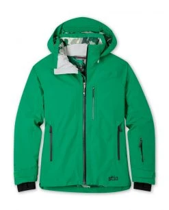 Stio Women's Doublecharge Insulated Jacket - Winter Ski & Snowboard Jacket -Stio Sales Shop W Doublecharge Insulated Jacket Greenery