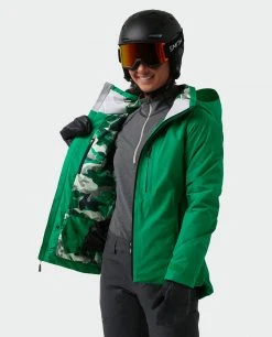 Stio Women's Doublecharge Insulated Jacket - Winter Ski & Snowboard Jacket -Stio Sales Shop W Doublecharge Insulated Jacket Greenery 3