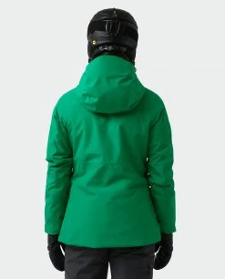 Stio Women's Doublecharge Insulated Jacket - Winter Ski & Snowboard Jacket -Stio Sales Shop W Doublecharge Insulated Jacket Greenery 6