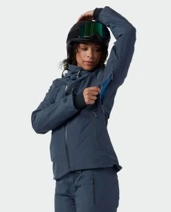 Stio Women's Doublecharge Insulated Jacket - Winter Ski & Snowboard Jacket -Stio Sales Shop W Doublecharge Insulated Jacket Mulberry 4