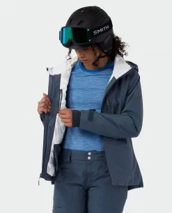 Stio Women's Doublecharge Insulated Jacket - Winter Ski & Snowboard Jacket -Stio Sales Shop W Doublecharge Insulated Jacket Mulberry 5