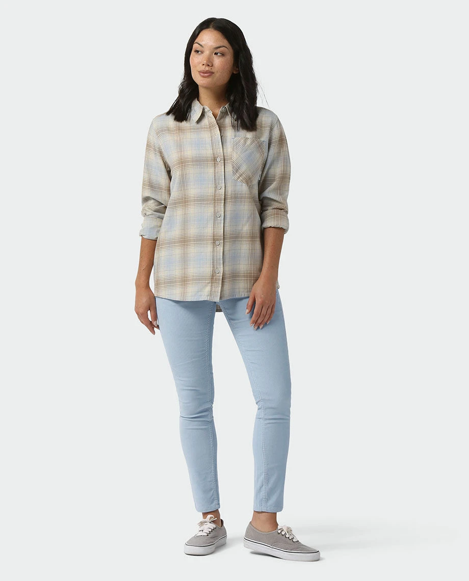 Stio Women's Dovetail Lightweight Flannel Shirt - Soft Camp & Lifestyle Shirt 11 Stio Women's Dovetail Lightweight Flannel Shirt - Soft Camp & Lifestyle Shirt - Image 11