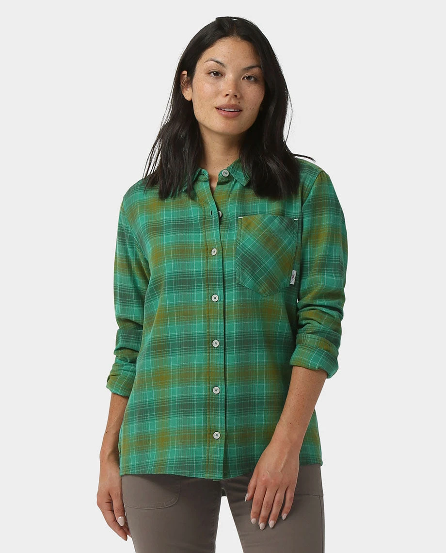 Stio Women's Dovetail Lightweight Flannel Shirt - Soft Camp & Lifestyle Shirt 14 Stio Women's Dovetail Lightweight Flannel Shirt - Soft Camp & Lifestyle Shirt - Image 14