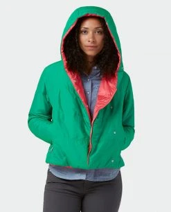 Stio Women's East Butte Insulated Jacket - Lightweight Camp & Lifestyle Jacket -Stio Sales Shop W East Butte Insulated Jacket Greenery 3