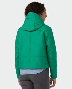 Stio Women's East Butte Insulated Jacket - Lightweight Camp & Lifestyle Jacket -Stio Sales Shop W East Butte Insulated Jacket Greenery 4