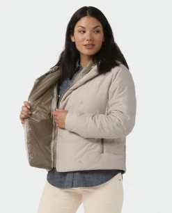 Stio Women's East Butte Insulated Jacket - Lightweight Camp & Lifestyle Jacket -Stio Sales Shop W East Butte Insulated Jacket Pebble 2