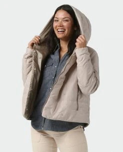 Stio Women's East Butte Insulated Jacket - Lightweight Camp & Lifestyle Jacket -Stio Sales Shop W East Butte Insulated Jacket Pebble 3