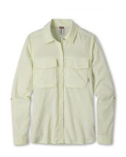 Stio Women's Eddy Guide Long Sleeve Shirt - Camp & Paddle Comfort -Stio Sales Shop W Eddy Guide Shirt Honey Dew