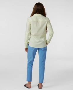 Stio Women's Eddy Guide Long Sleeve Shirt - Camp & Paddle Comfort -Stio Sales Shop W Eddy Guide Shirt Honey Dew 7