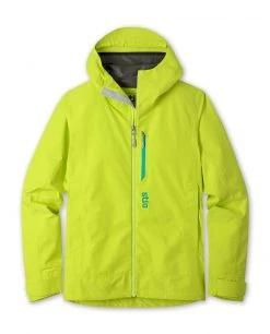 Stio Women's Ender PACLITE® Hooded Jacket - Lightweight Waterproof Hiking & Camping Jacket -Stio Sales Shop W Ender Paclite Hooded Jacket Lime Zest