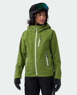 Stio Women's Environ Jacket - Premium Ski & Snowboard Jacket for Women -Stio Sales Shop W Environ Jacket Forest Olive 1