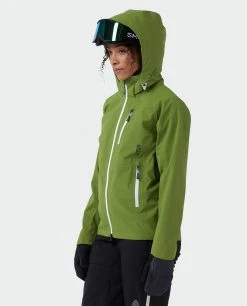 Stio Women's Environ Jacket - Premium Ski & Snowboard Jacket for Women -Stio Sales Shop W Environ Jacket Forest Olive 7