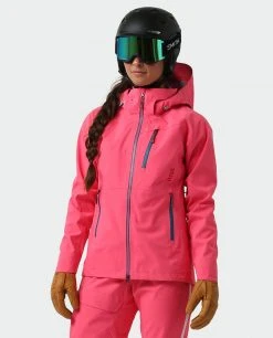 Stio Women's Environ Jacket - Premium Ski & Snowboard Jacket for Women -Stio Sales Shop W Environ Jacket Pink Elation 1