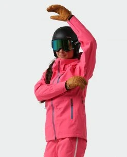 Stio Women's Environ Jacket - Premium Ski & Snowboard Jacket for Women -Stio Sales Shop W Environ Jacket Pink Elation 2