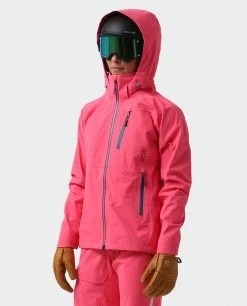 Stio Women's Environ Jacket - Premium Ski & Snowboard Jacket for Women -Stio Sales Shop W Environ Jacket Pink Elation 4