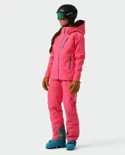 Stio Women's Environ Jacket - Premium Ski & Snowboard Jacket for Women -Stio Sales Shop W Environ Jacket Pink Elation 6