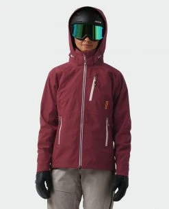 Stio Women's Environ Jacket - Premium Ski & Snowboard Jacket for Women -Stio Sales Shop W Environ Jacket Roasted Beet 7