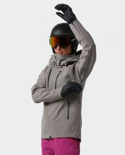 Stio Women's Environ Jacket - Premium Ski & Snowboard Jacket for Women -Stio Sales Shop W Environ Jacket Steel 3