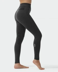 Stio Women's Basis® Seamless Tech Tight - High-Performance Baselayer for Running, Skiing & Snowboarding -Stio Sales Shop W Full Range Seamless Tight Boundary Black Heather 2