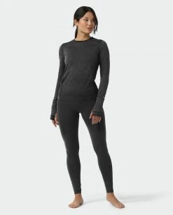 Stio Women's Basis® Seamless Tech Tight - High-Performance Baselayer for Running, Skiing & Snowboarding -Stio Sales Shop W Full Range Seamless Tight Boundary Black Heather 4