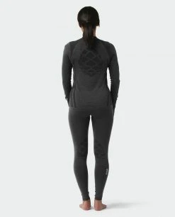 Stio Women's Basis® Seamless Tech Tight - High-Performance Baselayer for Running, Skiing & Snowboarding -Stio Sales Shop W Full Range Seamless Tight Boundary Black Heather 5