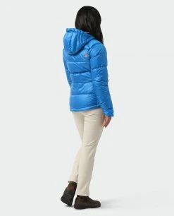 Stio Women's Hometown Down Hooded Jacket - Insulated Jacket for Camping, Skiing & Lifestyle -Stio Sales Shop W Hometown Down Hooded Jacket Alpine Lake 5