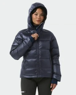 Stio Women's Hometown Down Hooded Jacket - Insulated Jacket for Camping, Skiing & Lifestyle -Stio Sales Shop W Hometown Down Hooded Jacket Mulberry 3