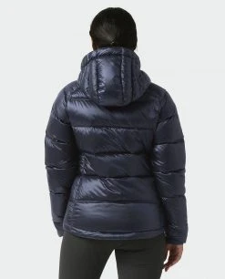 Stio Women's Hometown Down Hooded Jacket - Insulated Jacket for Camping, Skiing & Lifestyle -Stio Sales Shop W Hometown Down Hooded Jacket Mulberry 4