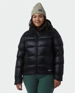 Stio Women's Hometown Down Hooded Jacket - Insulated Jacket for Camping, Skiing & Lifestyle -Stio Sales Shop W Hometown Down Jacket Tap Shoe Alt 2