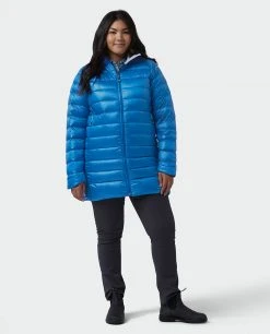 Stio Women's Hometown Down Parka - Insulated Jacket for Lifestyle & Outdoor Activities -Stio Sales Shop W Hometown Down Parka Alpine Lake Alt 1
