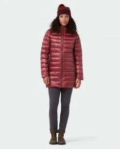 Stio Women's Hometown Down Parka - Insulated Jacket for Lifestyle & Outdoor Activities -Stio Sales Shop W Hometown Down Parka Roasted Beet 1