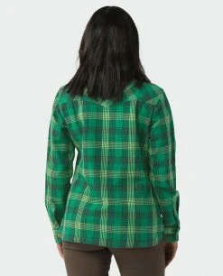 Stio Women's Hutkeeper Flannel Shirt | Premium Camp & Hike Shirt 39 Stio Women's Hutkeeper Flannel Shirt | Premium Camp & Hike Shirt -Stio Sales Shop W Hutkeeper Flannel Shirt Herbage Plaid 3