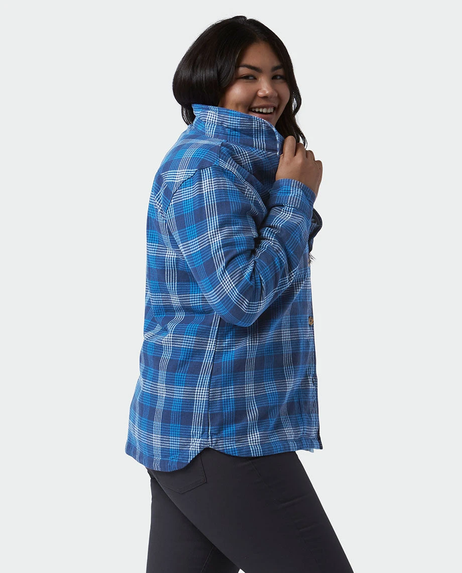 Stio Women's Hutkeeper Flannel Shirt | Premium Camp & Hike Shirt 4 Stio Women's Hutkeeper Flannel Shirt | Premium Camp & Hike Shirt - Image 4