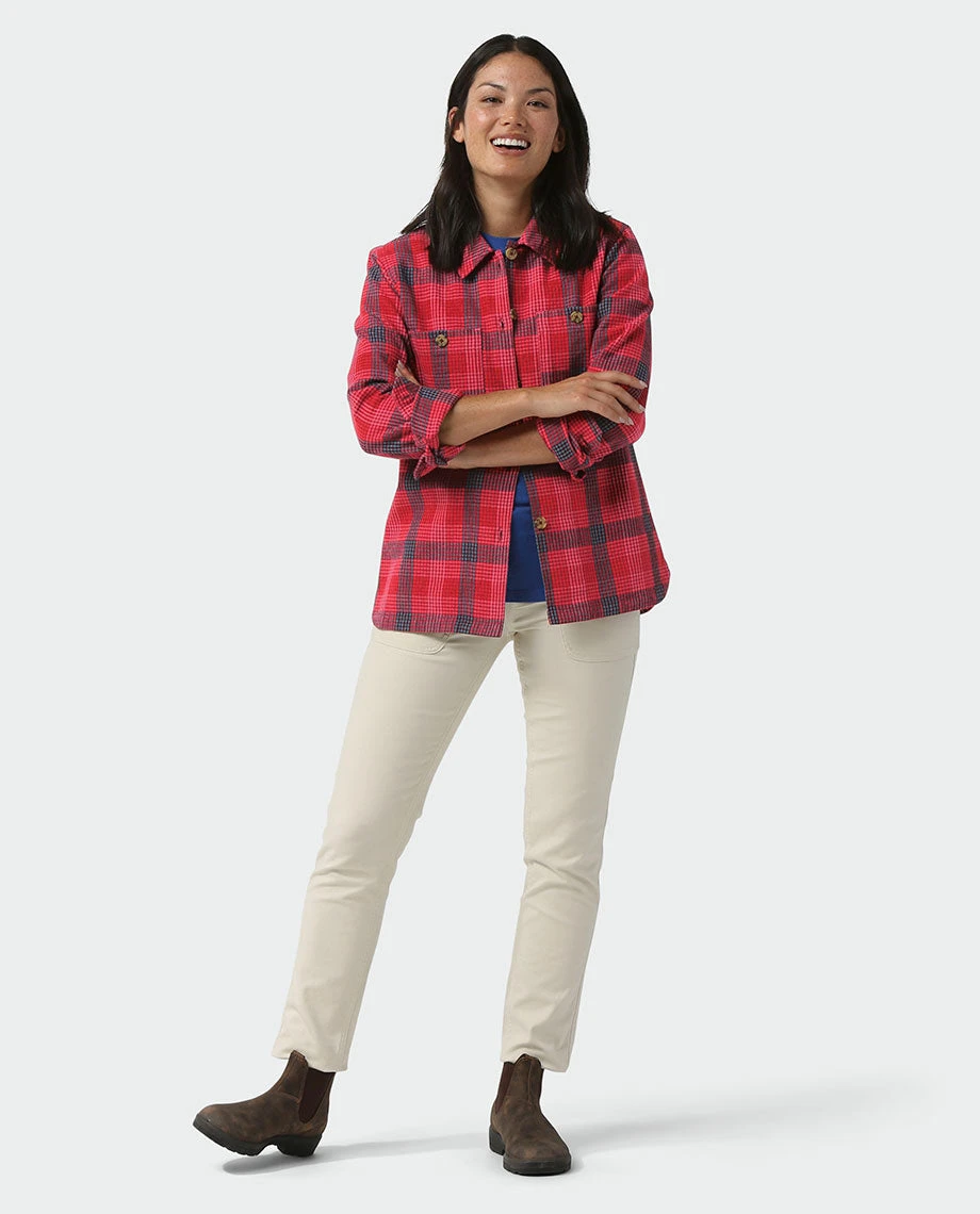 Stio Women's Hutkeeper Flannel Shirt | Premium Camp & Hike Shirt 12 Stio Women's Hutkeeper Flannel Shirt | Premium Camp & Hike Shirt - Image 12