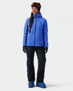 Stio Women's Millibar WINDSTOPPER® Hooded Jacket - Windproof & Water-Resistant Hiking & Ski Jacket -Stio Sales Shop W Millibar Windstopper Hooded Jacket Larkspur Blue 10