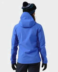 Stio Women's Millibar WINDSTOPPER® Hooded Jacket - Windproof & Water-Resistant Hiking & Ski Jacket -Stio Sales Shop W Millibar Windstopper Hooded Jacket Larkspur Blue 9