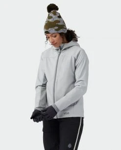 Stio Women's Millibar WINDSTOPPER® Hooded Jacket - Windproof & Water-Resistant Hiking & Ski Jacket -Stio Sales Shop W Millibar Windstopper Hooded Jacket Quiet Gray 10