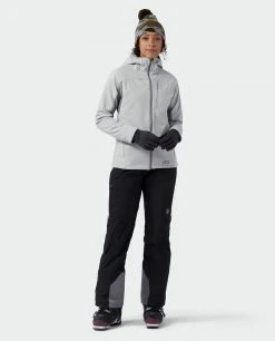 Stio Women's Millibar WINDSTOPPER® Hooded Jacket - Windproof & Water-Resistant Hiking & Ski Jacket -Stio Sales Shop W Millibar Windstopper Hooded Jacket Quiet Gray 12