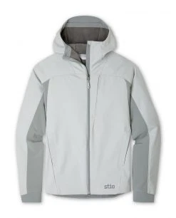 Stio Women's Millibar WINDSTOPPER® Hooded Jacket - Windproof & Water-Resistant Hiking & Ski Jacket -Stio Sales Shop W Millibar Windstopper Hooded Jacket Quite Gray