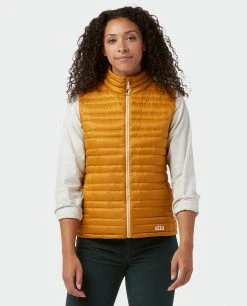 Stio Women's Pinion Down Vest - Lightweight Insulated Jacket for Hiking, Camping & Outdoor Lifestyle -Stio Sales Shop W Pinion Down Vest Bourbon 1