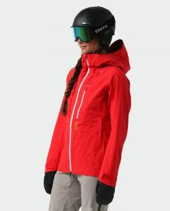 Stio Women's Raymer Jacket - Lightweight Water-Resistant Ski & Snowboard Jacket 39 Stio Women's Raymer Jacket - Lightweight Water-Resistant Ski & Snowboard Jacket -Stio Sales Shop W Raymer Jacket Risk Red 1