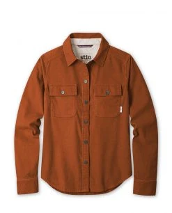 Stio Women's Saratoga Cord Shirt - Versatile Camp & Lifestyle Shirt