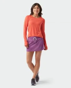 Stio Women's Second Light Skirt - Lightweight Hiking & Running Skirt for Outdoor Adventures -Stio Sales Shop W Second Light Skirt Ripe Berry 1 Full