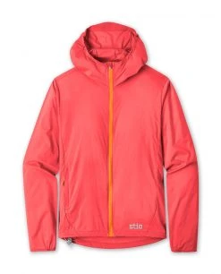 Stio Women's Second Light Windshell - Lightweight Hiking & Running Jacket -Stio Sales Shop W Second Light Windshell Azalea Bloom