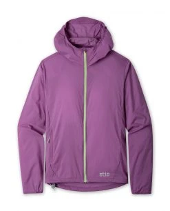 Stio Women's Second Light Windshell - Lightweight Hiking & Running Jacket -Stio Sales Shop W Second Light Windshell Ripe Berry